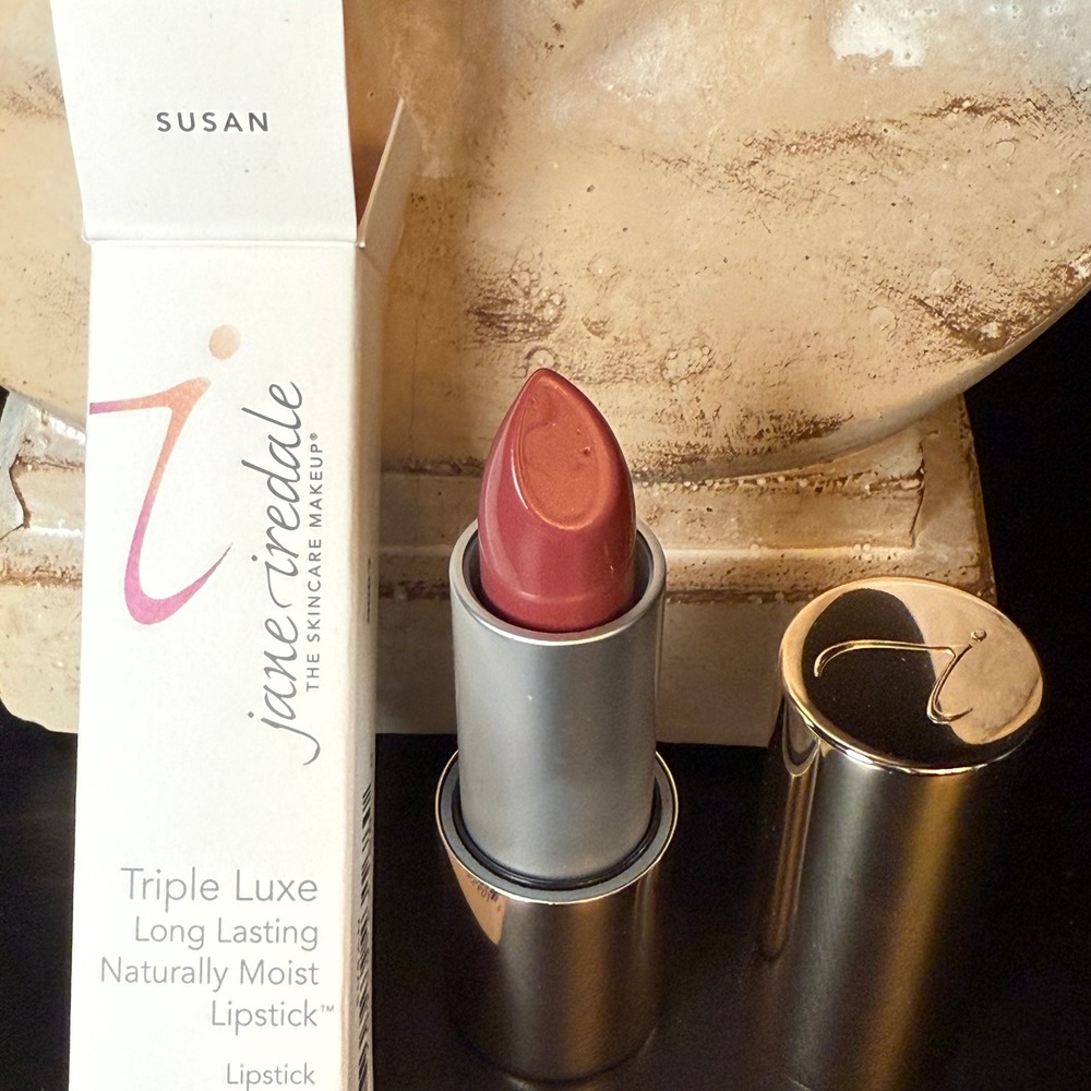 Jane Iredale Triple Luxe Long Lasting Naturally Moist Lipstick Susan Pink 3.4g